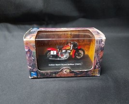 2004 New Ray 1/32 Indian Sport Scout 1947 Motorcycle Diecast Toy Sealed  - $9.49