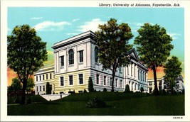 Arkansas Fayetteville University of Arkansas Library 1915-1930 Vintage Postcard - £6.81 GBP