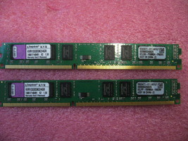 4GB Kit QTY 2x 2GB DDR3 1333Mhz non-ECC desktop memory Kingston KVR1333D3K2/4G&l - $40.00