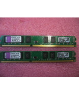 4GB Kit QTY 2x 2GB DDR3 1333Mhz non-ECC desktop memory Kingston KVR1333D... - $40.00