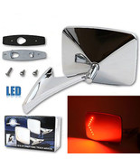 73-91 Chevy Truck Chrome Driver Outside LH LED Turn Signal Rear View Doo... - $1,011.00 MXN