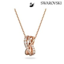 [SWAROVSKI] Twist Rose Gold necklace 5620549 Korean Jewelry - £155.84 GBP