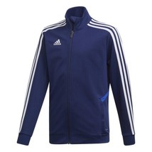 adidas Tiro19 Navy Blue/White Soccer Training Track Jacket Youth Boy siz... - $607.60 MXN