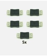 5 Pack USB 2.0 A Female to USB A Female Adapter Converter Extender Coupler - €8,11 EUR