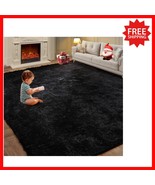 Fluffy 5&#39; x 7&#39; Fuzzy Area Rug - Modern Anti-Skid Design for Cozy Living ... - $64.01 CAD