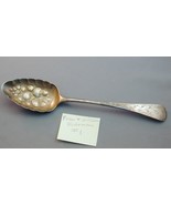 1813 Peter &amp; William Bateman Repousse Sterling Berry Spoon Large #1 - €86,86 EUR