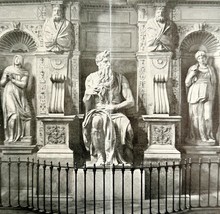 Julius II Mausoleum Rome 1906 Roman Renaissance History Photo Print DWKK25 - $29.99