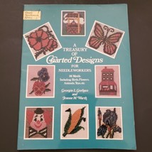 Dover Treasury of Charted Designs for Needleworkers 141 Motifs Vintage 1977 - £5.84 GBP