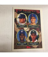 1993 Topps Prospects Catchers HOF Mike Piazza Carlos Delgado MLB Trading... - $66.77 MXN