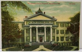 Washington County Hospital Hagerstown Md Early Glitter  Accented Postcard A6 - £3.15 GBP