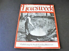 Newsweek- Catfish Soup for South Carolina Democrats - August 22, 1938- M... - £20.89 GBP