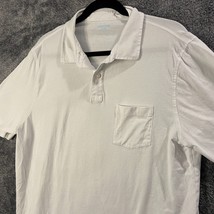 Vineyard Vines Island Polo Shirt Mens Large White Comfort Performance Light Golf - £10.92 GBP