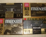 Maxell High Bias XLII 90,  XLII 100,  XLII-S Audio Cassette Tapes - Lot ... - £27.14 GBP