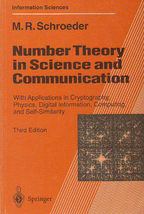 Number Theory in Science and Communication Cryptography Physics Computing - £27.29 GBP