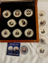 President Obama Legacy Silver Proof Coin Collection 8 Coin Set &amp; Box + 6 Bonus - £98.12 GBP