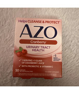 AZO URINARY TRACT HEALTH CRANBERRY 50 Caplets  Exp 04/2026+ - $19.45 CAD