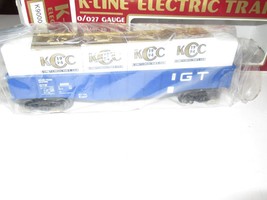 VINTAGE K-LINE TRAINS - K90005IC - G.T.  KCC GONDOLA W/CRATES - 0/027- N... - $10.52