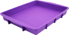 11 X 9.5 Inch Silicone Cake Pan Silicone Bake Pans Rectangle Silicone Bakeware B - £16.81 GBP
