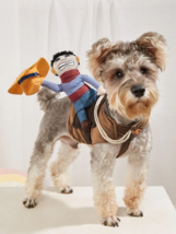 Funny Riding Horse Cowboy Pet Dog Costumes Puppy Halloween Party Costume Clothes - £5.82 GBP+