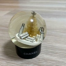 CHANEL Snow Globe Dome White Christmas Tree Novelty Benefit VIP Limited - £136.02 GBP