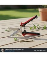 Pruning Scissors 8.1-Inch Straight Stainless Steel Garden Shears, Anvil ... - $245.43 MXN