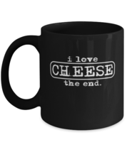 Coffee Mug Funny I love Cheese Parmesans Foodie  - £15.88 GBP