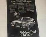 1981 Ford Granada Print Ad Advertisement Vintage Pa2 - £5.46 GBP