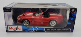 Shelby Series 1 Red with White Stripes 1:18 Diecast Model Car by MAISTO ... - £33.52 GBP