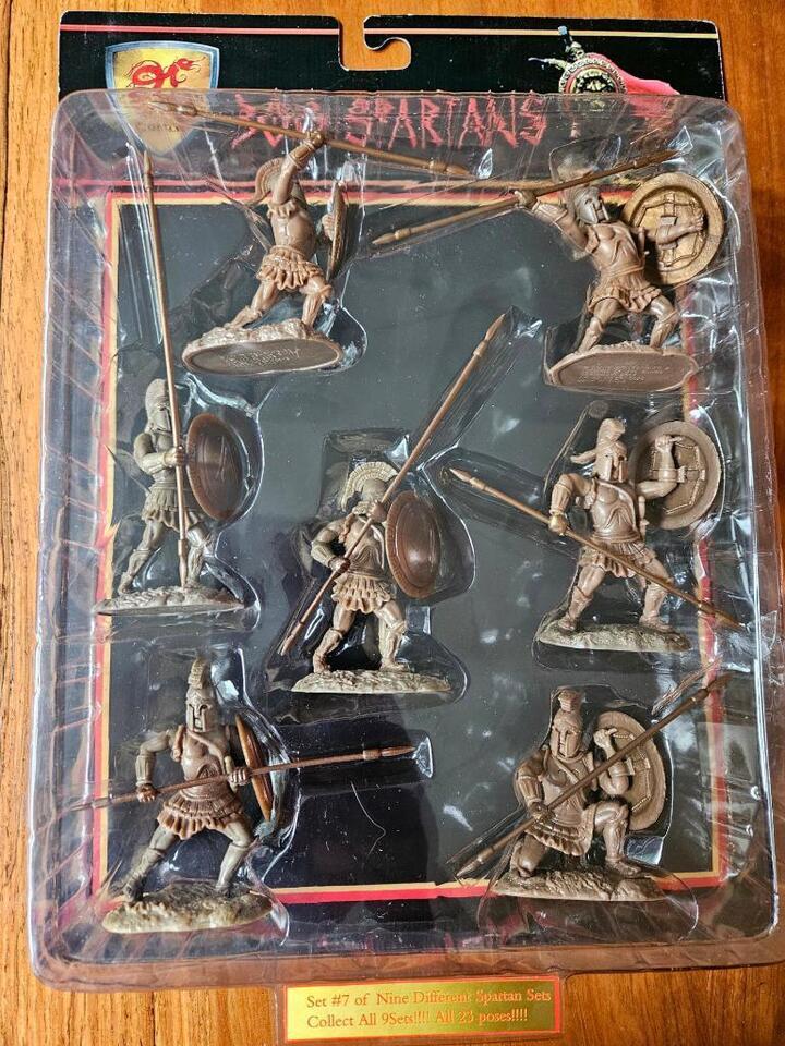 New CONTE 300 SPARTANS Figures Set #7 Bronze Color Soldiers NIP - $59.00