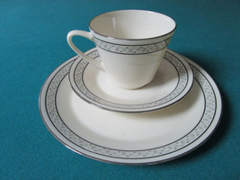 Lenox Trio Cup Saucer Plate Future Pattern - £42.57 GBP