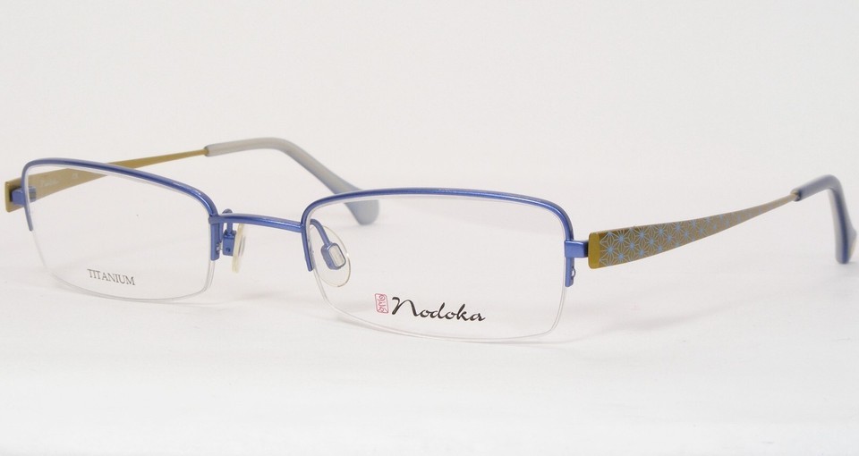 Nodoka Charmant ND10135 BL Blue UNIQUE RARE EYEGLASSES GLASSES FRAME 48-... - $69.30