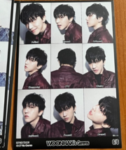 WOONHAK BOYNEXTDOOR Official PHOTO STICKER &#39;NO GENRE&#39; Kpop Authentic Rare - $56.35 MXN