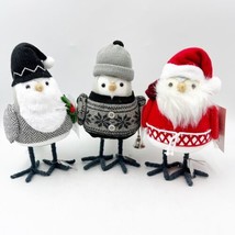 2022 Wondershop Target Lot Of 3 Fabric Birds Christmas Koselig Varma Iskall - £43.07 GBP