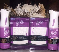 Glade Expressions 2 Oil Diffuser Starter Kits 2 Fragrance Mist LAVENDER JUNIPER - $34.40