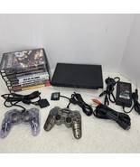 Sony PlayStation 2 PS2 Slim Console Bundle Controllers - 9 Games Call Of... - $184.13 CAD
