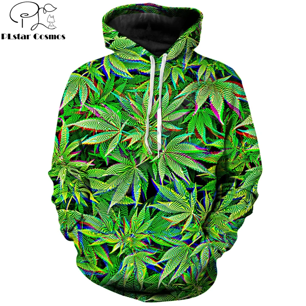 PL Cosmos  Hoodies 2019 New Styles Trippy Weeds 3D All over Print  Unisex Haraju - £143.75 GBP