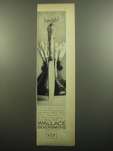 1960 Wallace Sir Christopher Silverware Advertisement - Lavish - £11.78 GBP