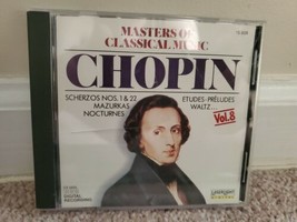 Masters of Classical Music, Vol. 8: Chopin (CD, Oct-1990, Laserlight) - £4.10 GBP
