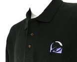TACO BELL Fast Food Employee Uniform Polo Shirt Black Size XL NEW - £20.21 GBP