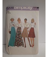 70&#39;s Era Vintage Simplicity 7308 Pattern Skirts in Two Lengths Size 18-20 - £10.81 GBP