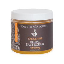 Soothing Touch Herbal Salt Scrub, Tangerine, 20 Oz.