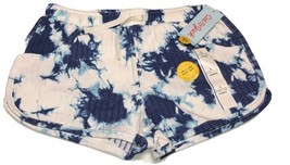 Cat &amp; Jack Blue &amp; White Tie Die Easy On &amp; Off Size Large Kids (10/12) Sh... - $5.78