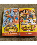 2 Rescue Heroes: Storm Of The Century Parts 1 and 2 -and El nino VHS (1999) - £7.73 GBP