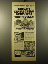 1950 Colgate Ribbon Dental Cream Ad - No other Dentifrice offers proof - £14.48 GBP