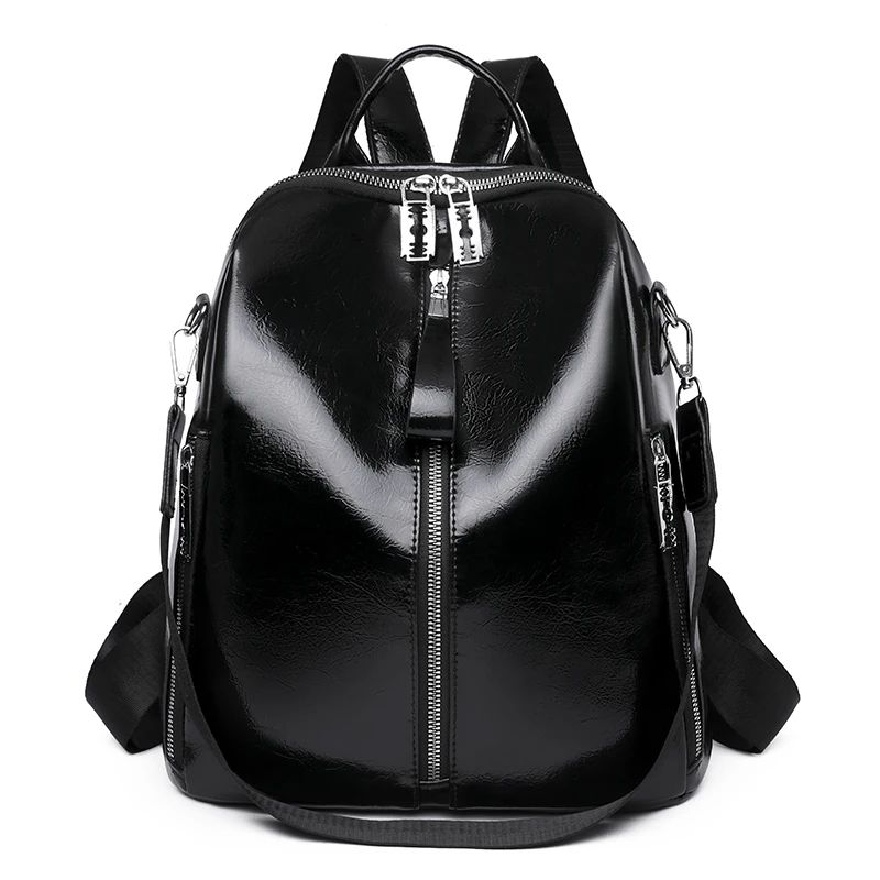  Designer Prem Leather Women&#39;s Backpack Fashion Solid Color Design New Ladies  B - $120.42