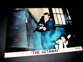 1972 Sam Peckinpah Movie THE GETAWAY Lobby Card Steve McQueen Ali MacGraw - £7.79 GBP