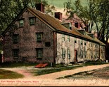 Fort Western Augusta Maine ME 1907 UDB Postcard - $3.91