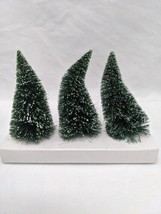 Lot Of (3) Department 56 Tree RPG Dnd Christmas Village Terrain Scenery 4&quot; - £15.40 GBP