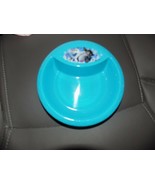 DISNEY FROZEN OLAF &amp; SVEN  PLASTIC TEAL BOWL NEW - $12.35