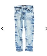 Mens Arketype Blue Tie Dye Distressed Jeans Straight Leg 32x32 - $39.38 CAD